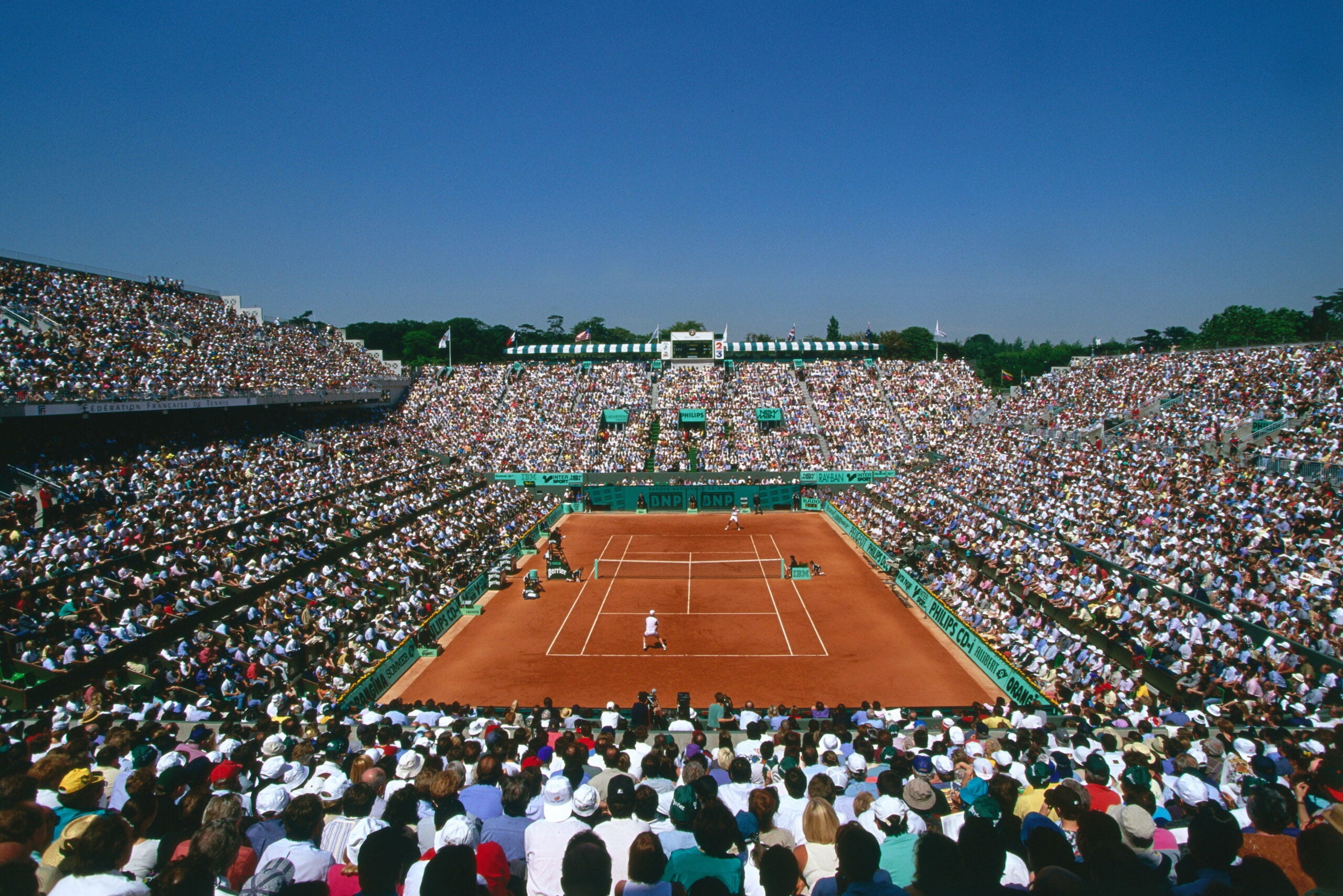 Jogo no Aberto da França, Roland Garros