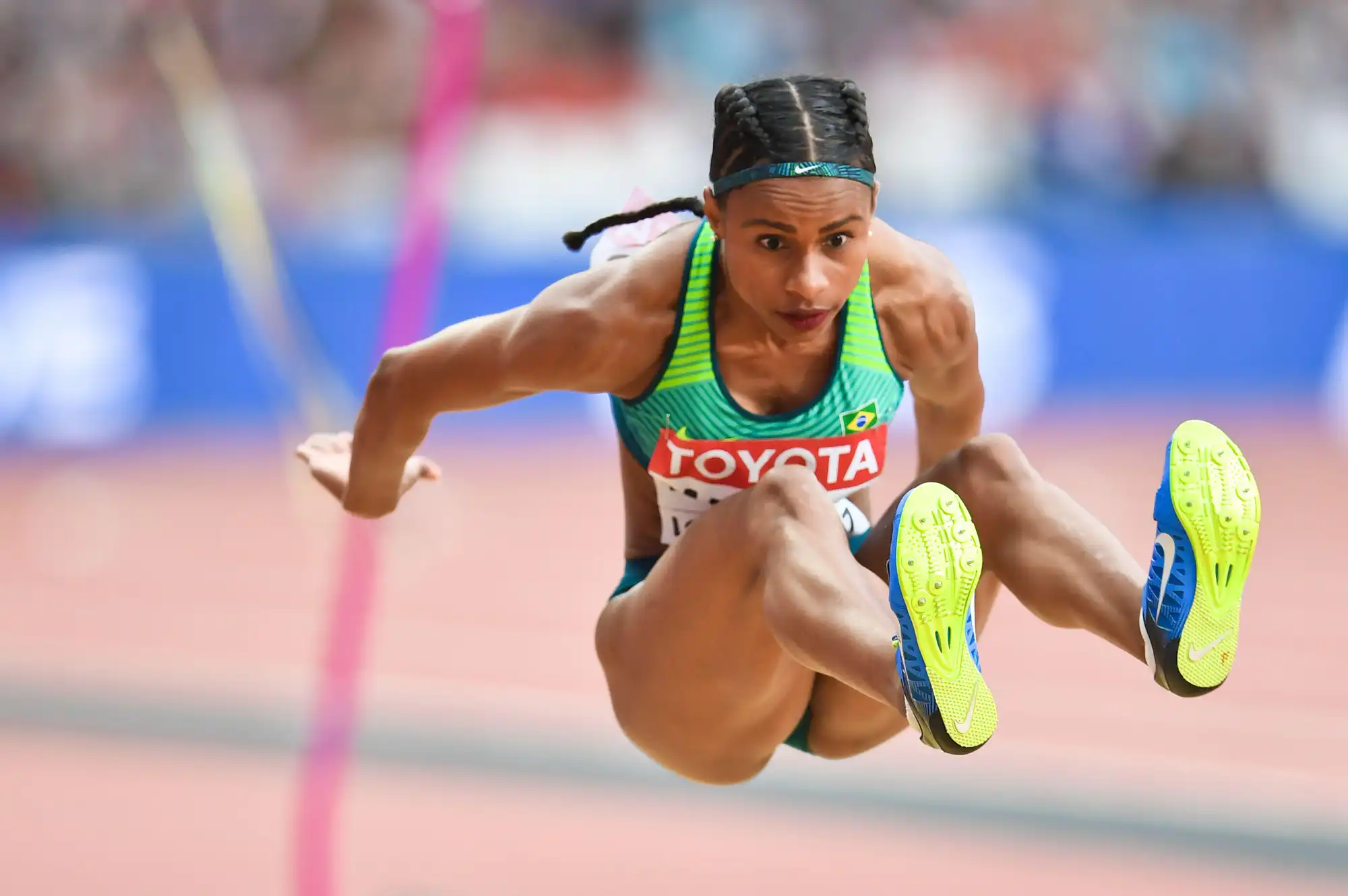 Eliane Martins (Brasil). Salto em distância feminino, Final. Campeonato Mundial de Atletismo da IAAF
