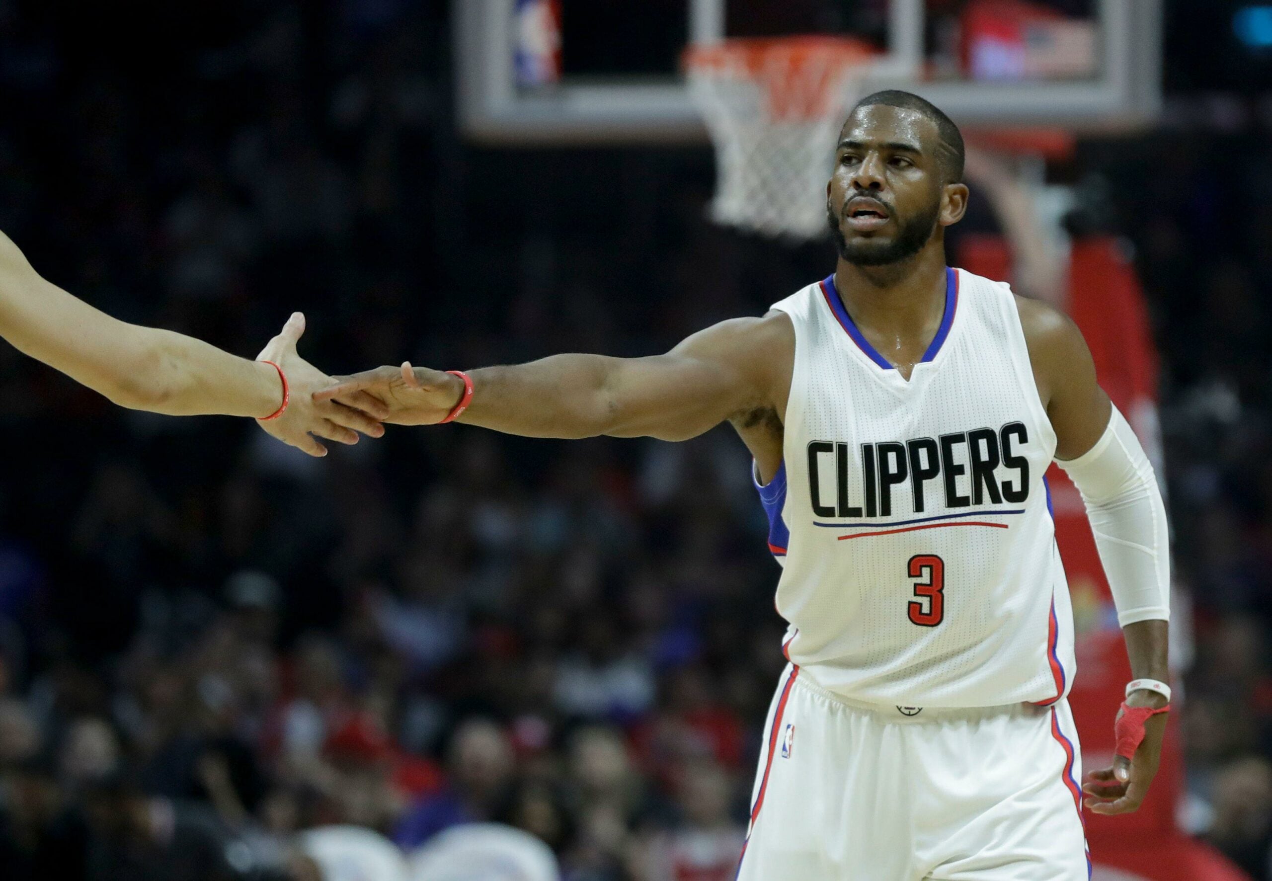 Chris Paul em partida pelo LA Clippers, um dos grandes ídolos do time