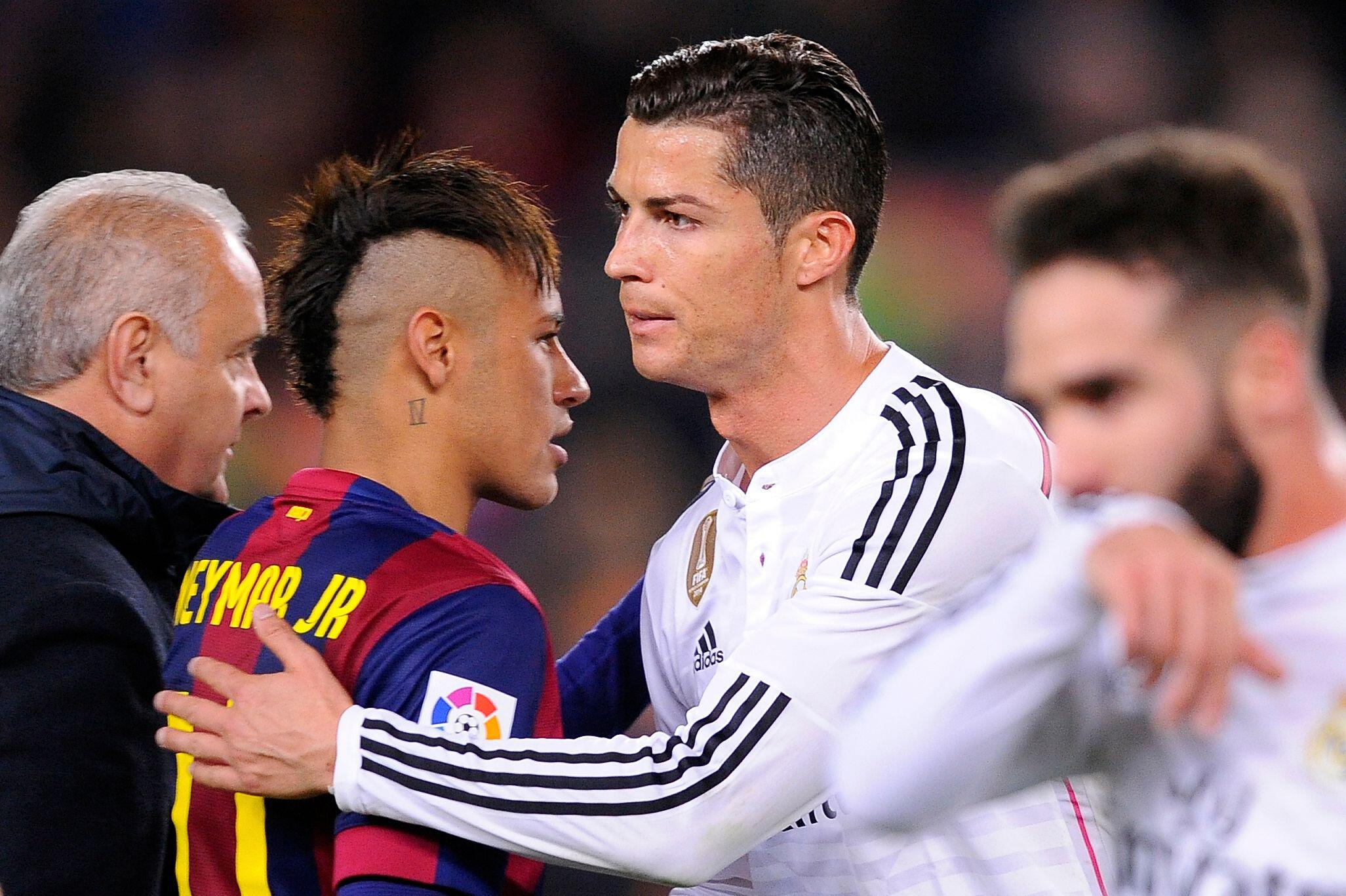 neymar e cristiano ronaldo