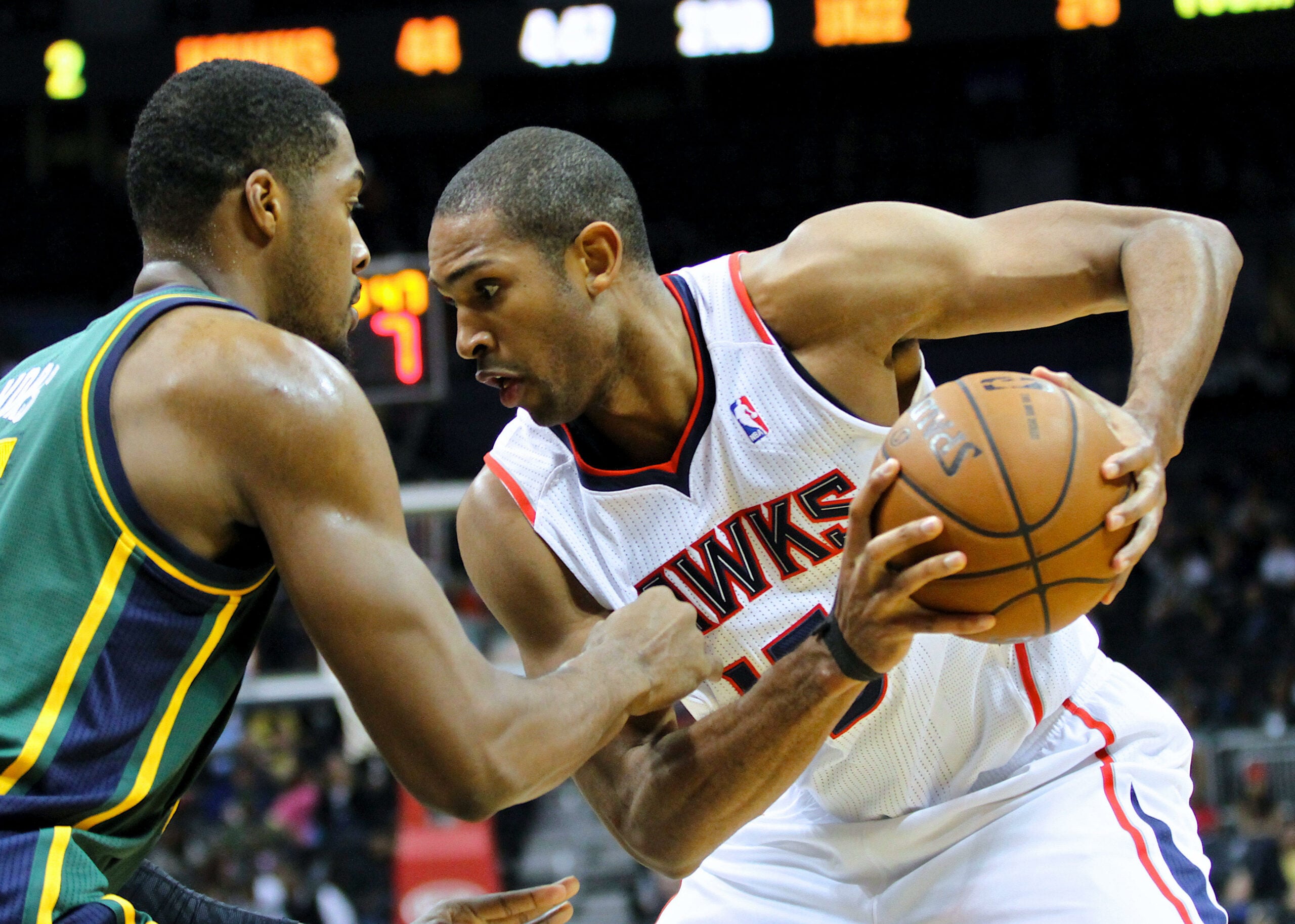 Atlanta Hawks em quadra pela NBA