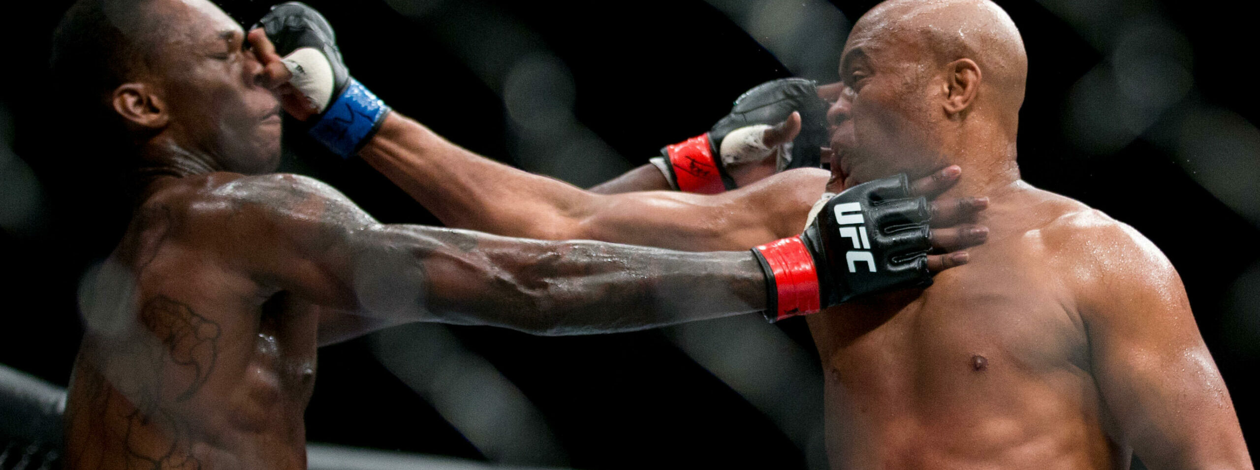 Anderson Silva e Israel Adesanya