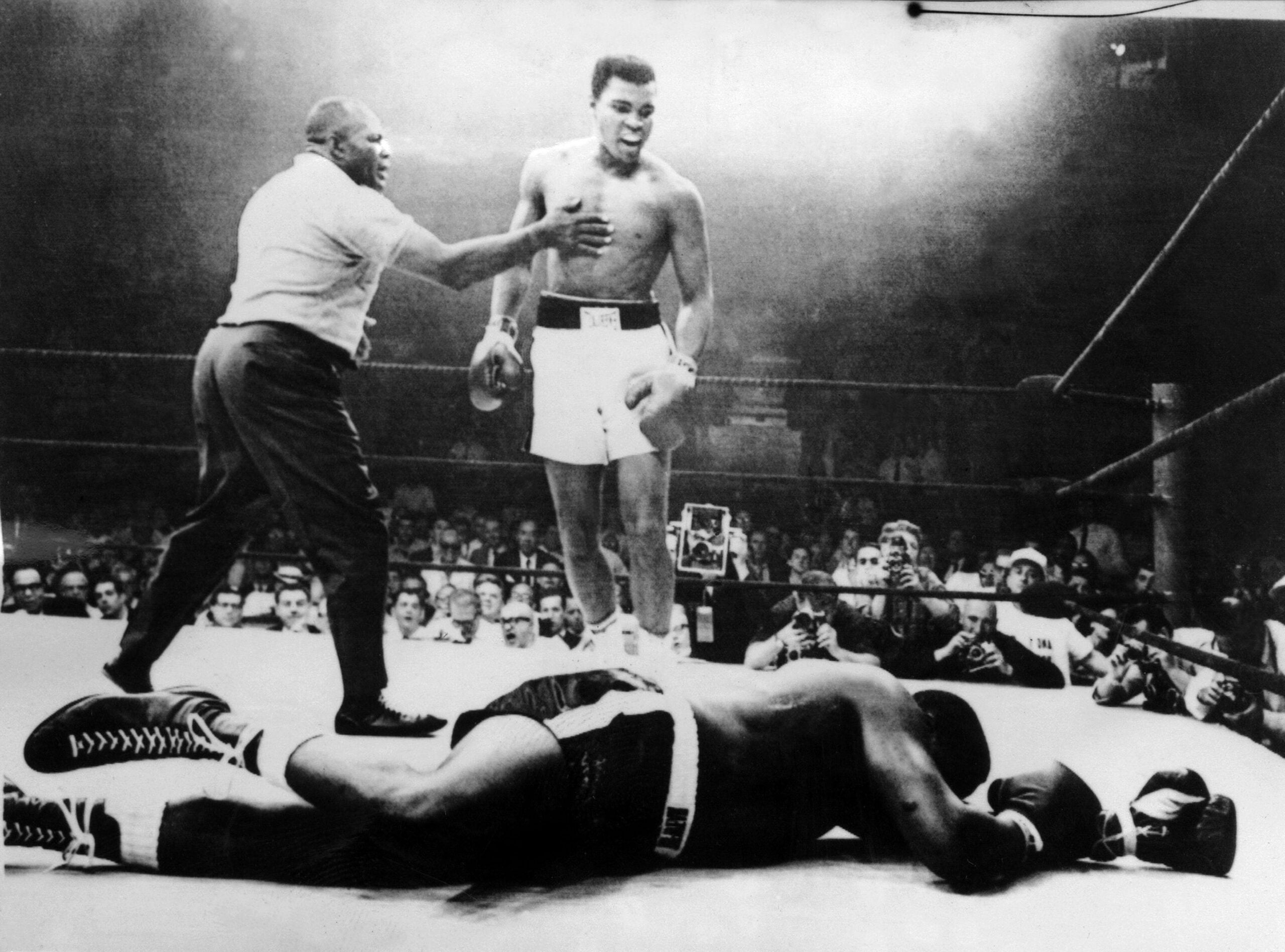 Muhammed Ali e Sonny Liston