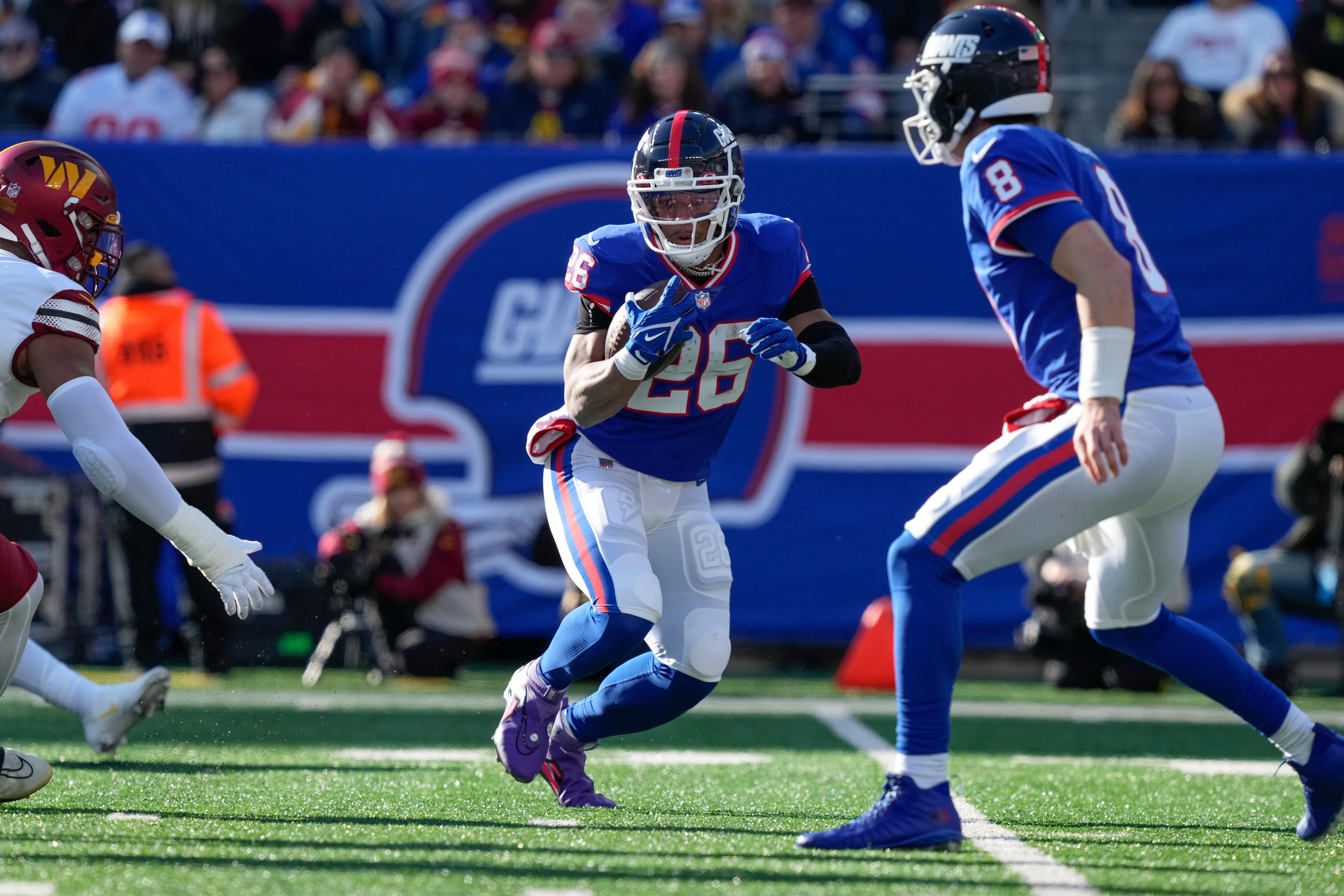 Saquon Barkley jogando