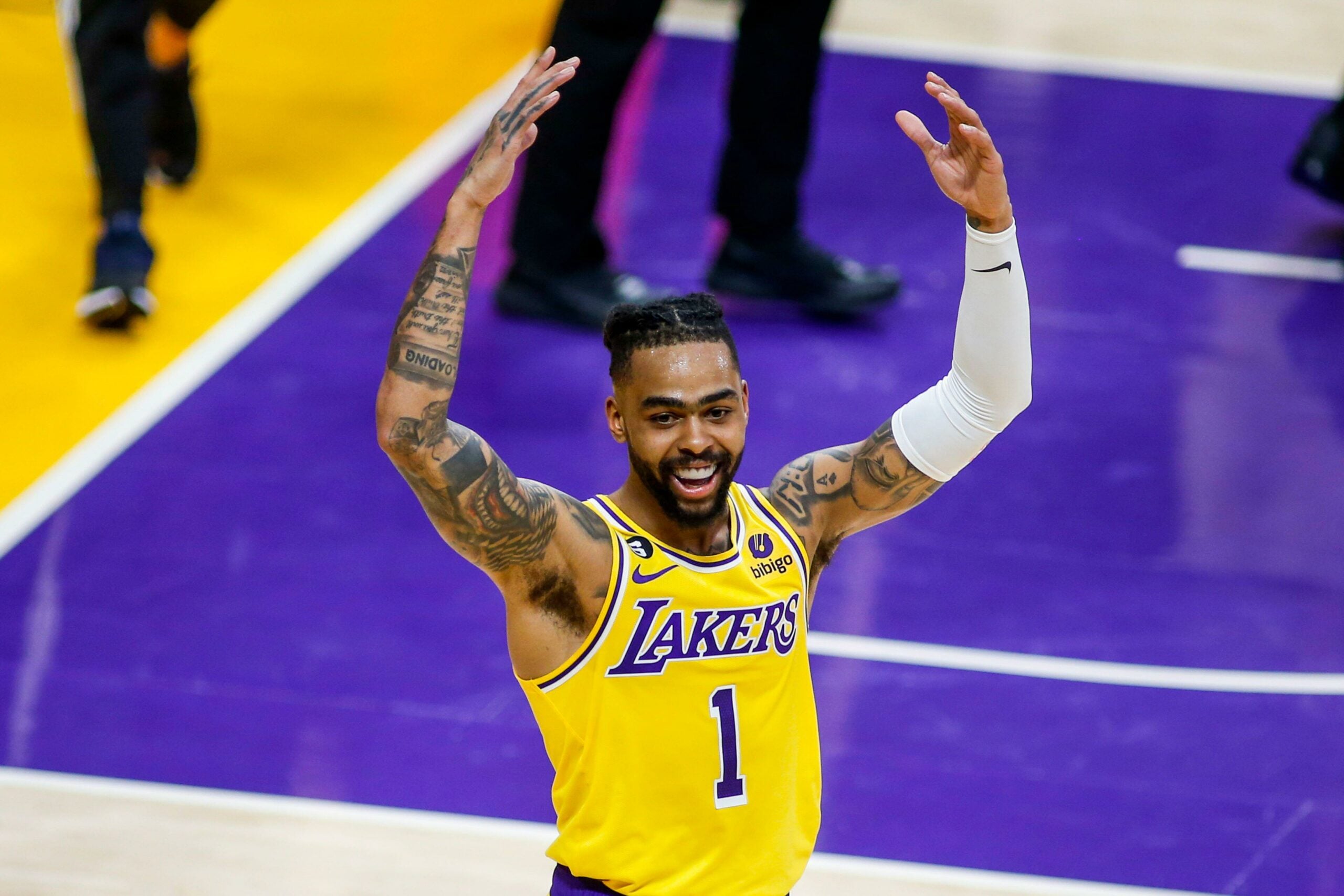 D'Angelo Russell, do Los Angeles Lakers