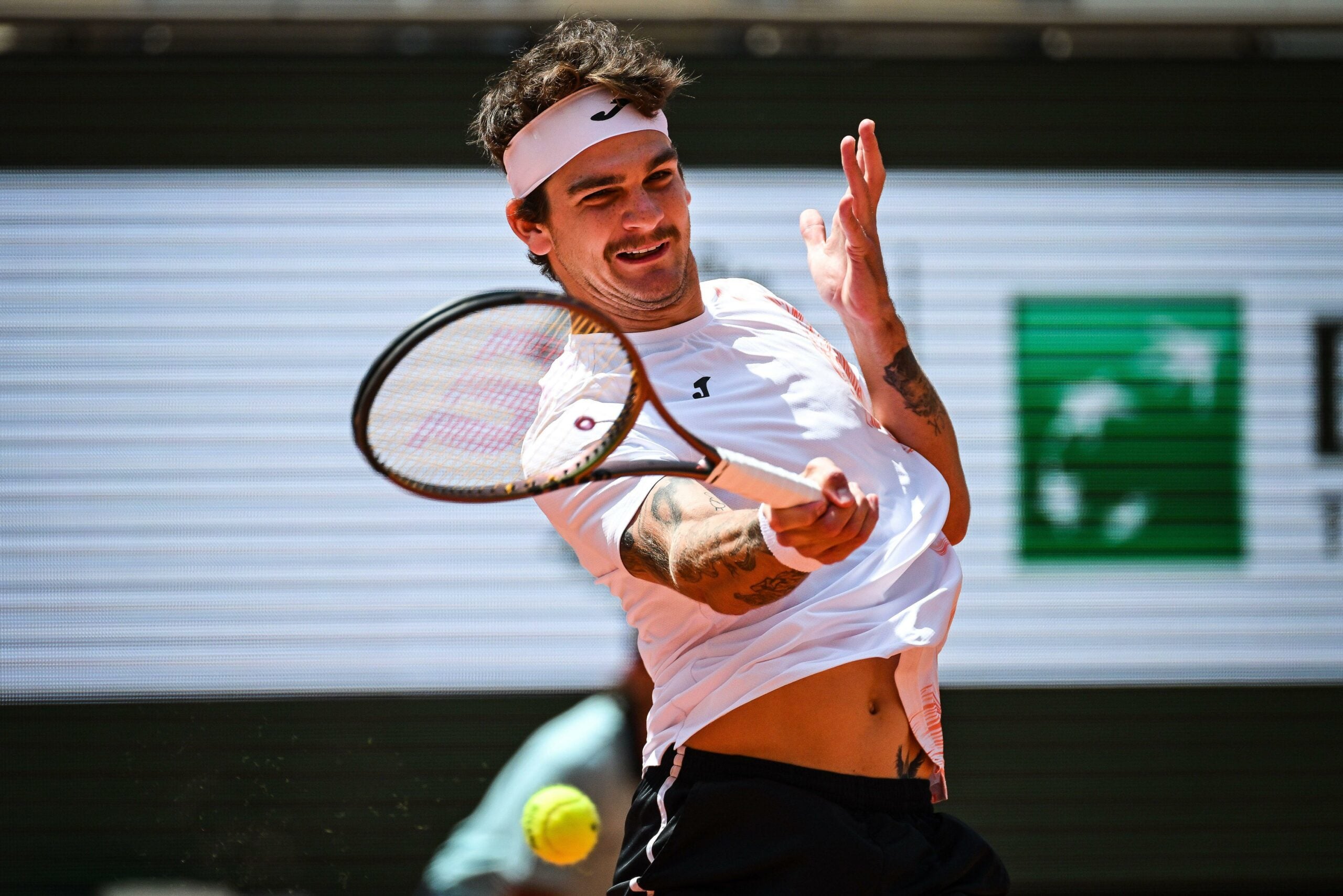 Thiago Seyboth Wild do Brasil durante o terceiro dia do Roland-Garros 2023, torneio de Grand Slam, no estádio Roland-Garros em Paris, França. Foto: Matthieu Mirville/DPPI/LiveMedia
