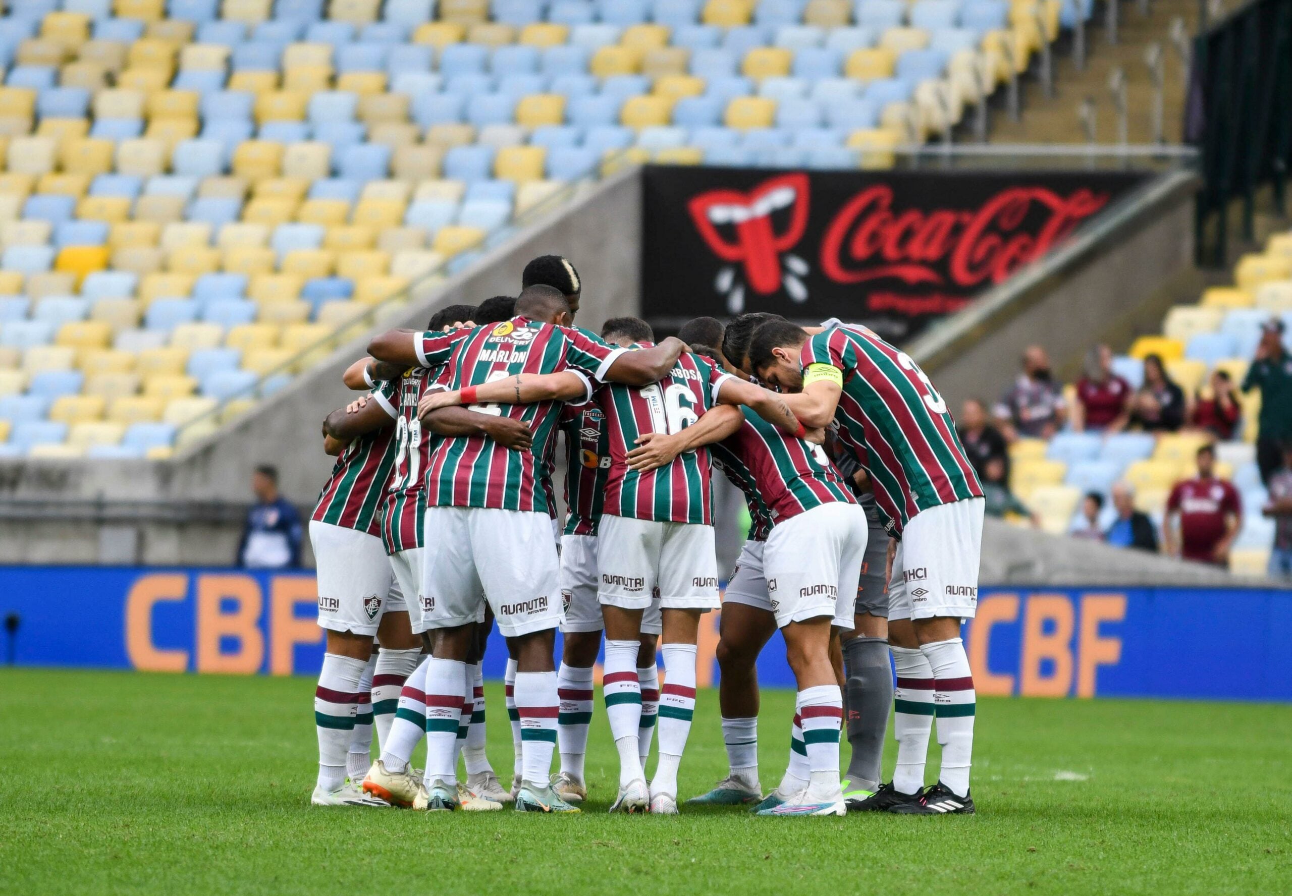 Jogadores do Fluminense juntos