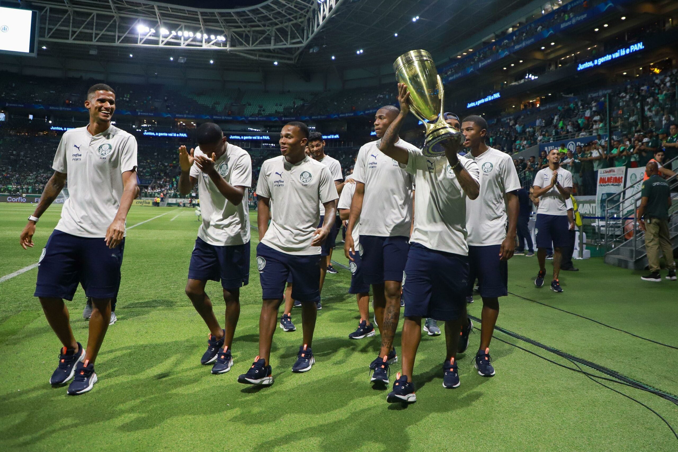 Palmeiras sendo campeão da Copa São Paulo, em 2023