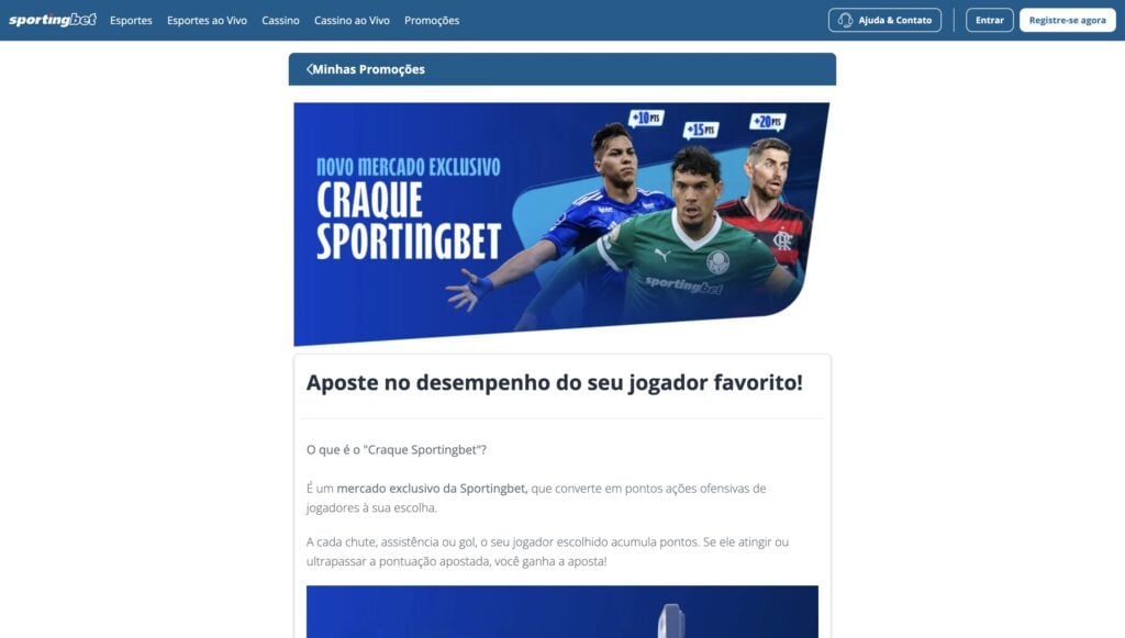Craque Sportingbet regras