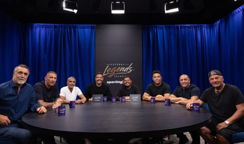 Sportingbet reúne lendas em mesa redonda com histórias inéditas; veja o Futebol Legends Talks